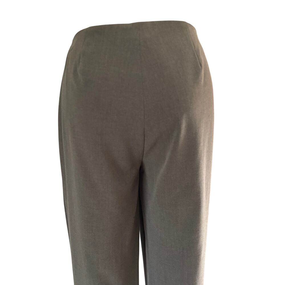 Cache Gray Flat Front Pant 10" Bottom Front Split… - image 5